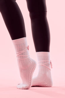 Studio Lace Up- Blush