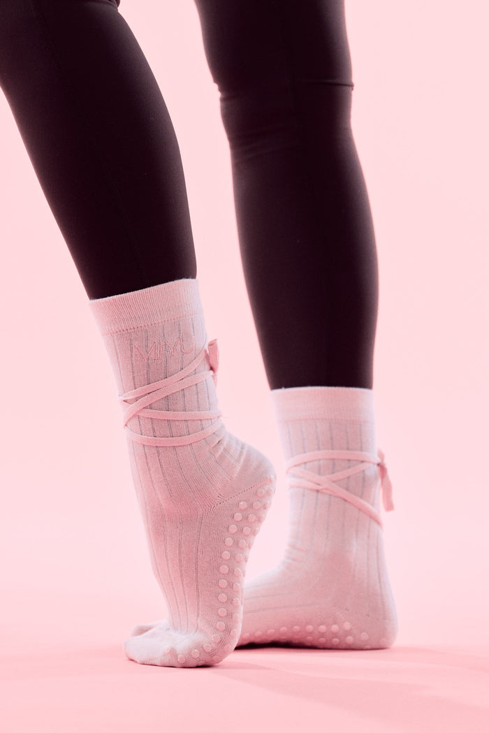 Studio Lace Up- Blush